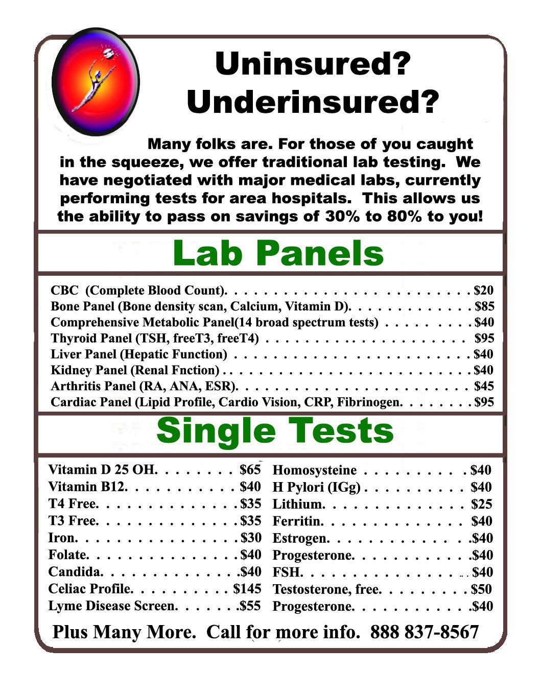 Page 2 of menu