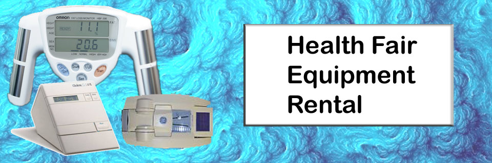 Health Fair Equipment Rental